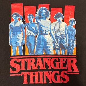 Strangers things shirt size small v-neck